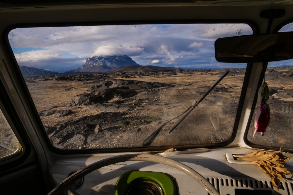 Island Reise im VW T1 Bulli