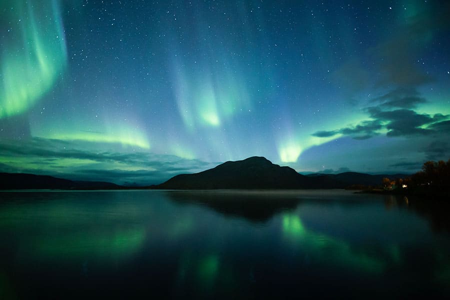 Polarlichter in Lappland